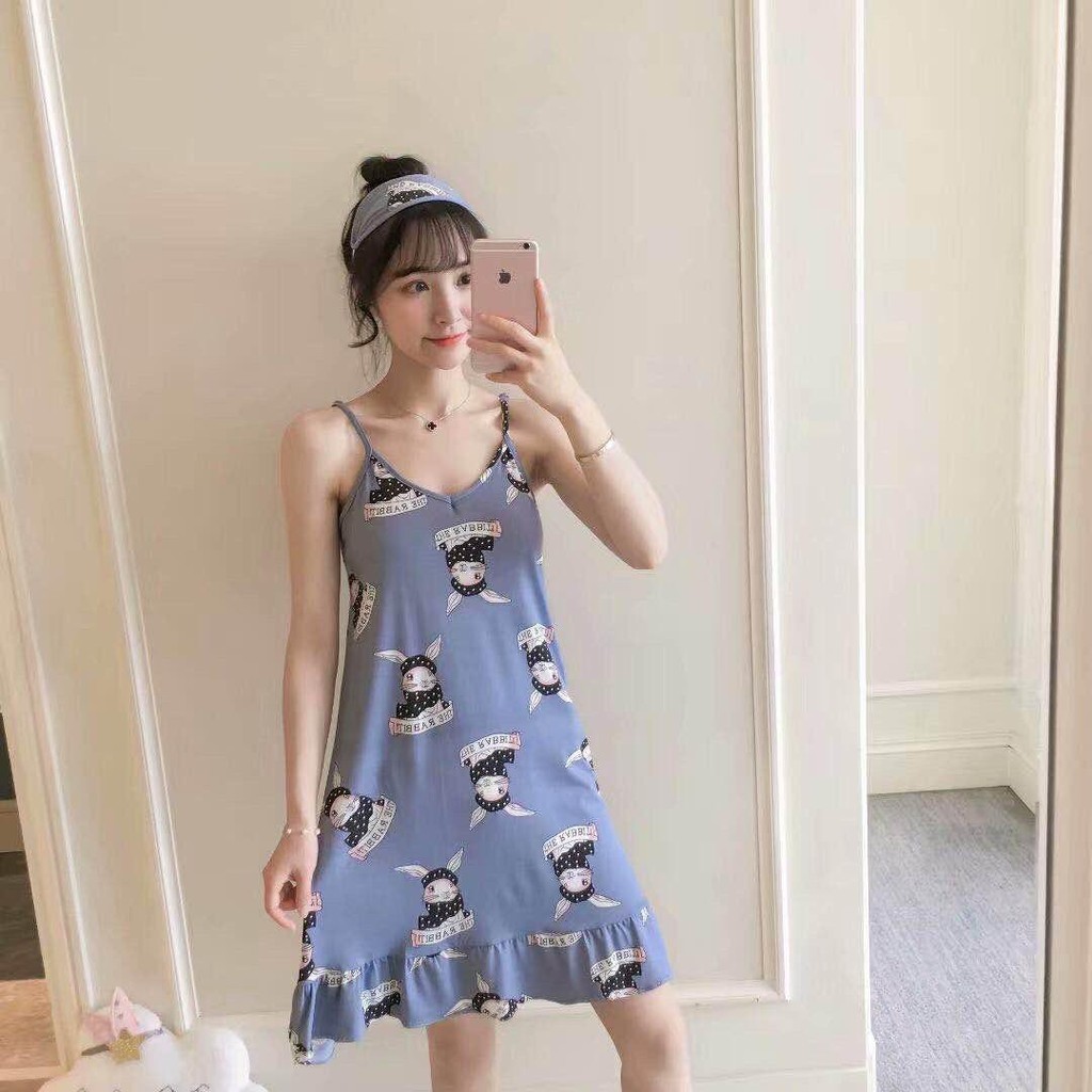 ❀ Chingu ❀ PW062 [1] COD Baju Tidur Piyama Santai Wanita Motif Lucu Imut Import