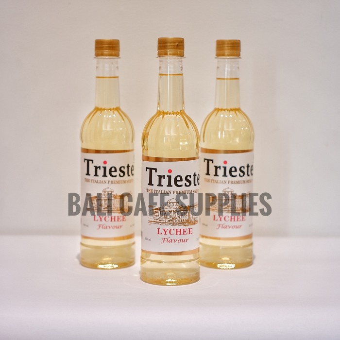 

Trieste Lychee Syrup 650ml sirup rasa buah leci