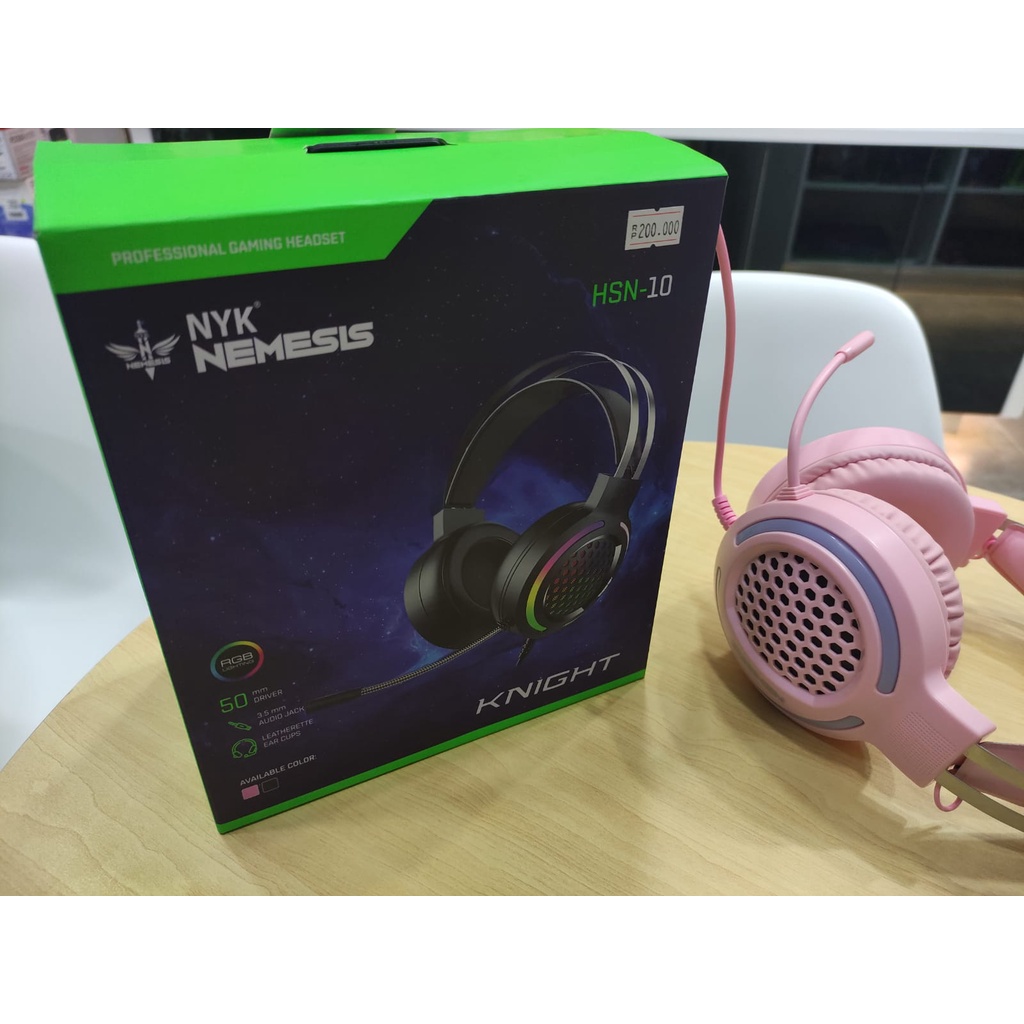 HEADSET GAMING NYK NEMESIS KNIGHT HSN-10 GAMING HEADSET