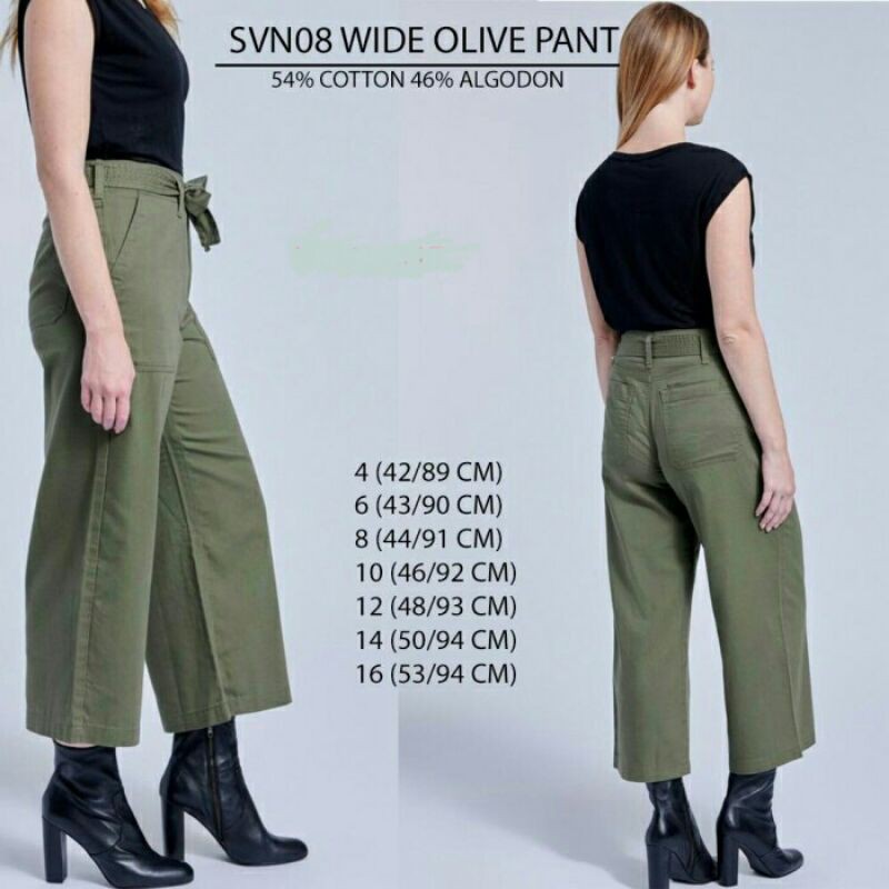 Celana Kulot Wanita Seven7 Wide Leg Pants Original Branded