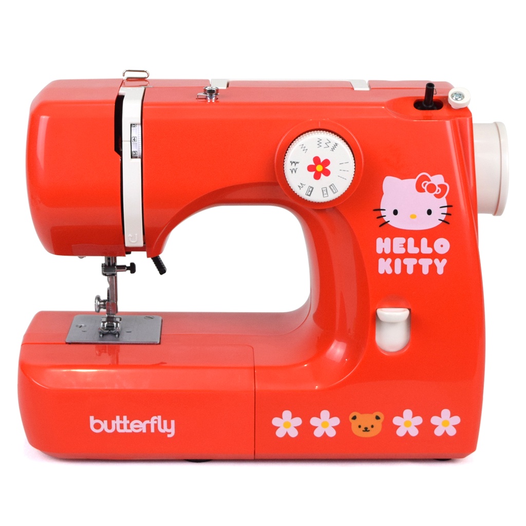 BUTTERFLY 1216R Hello Kitty Mesin Jahit Portable Multifungsi