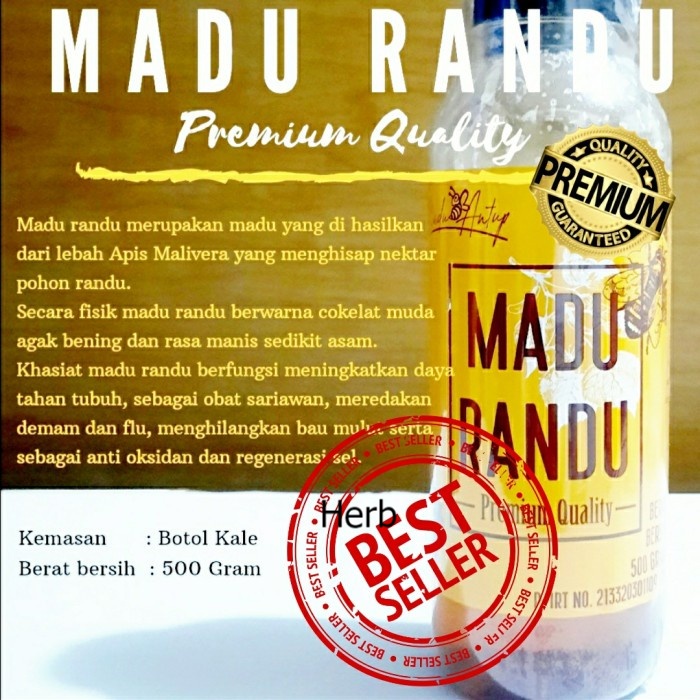 

Madu Murni Asli Randu Premium Madu Antup 500 Gram