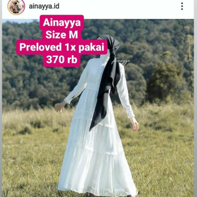 Preloved Gamis Olivia Dress Ainayya.id Ainayya