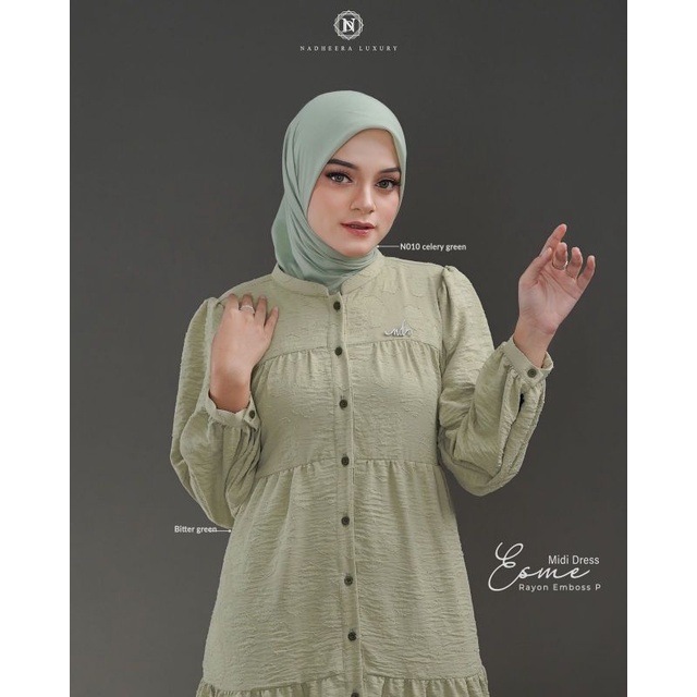 ESME MIDI DRESS _ NADHERA LUXURY