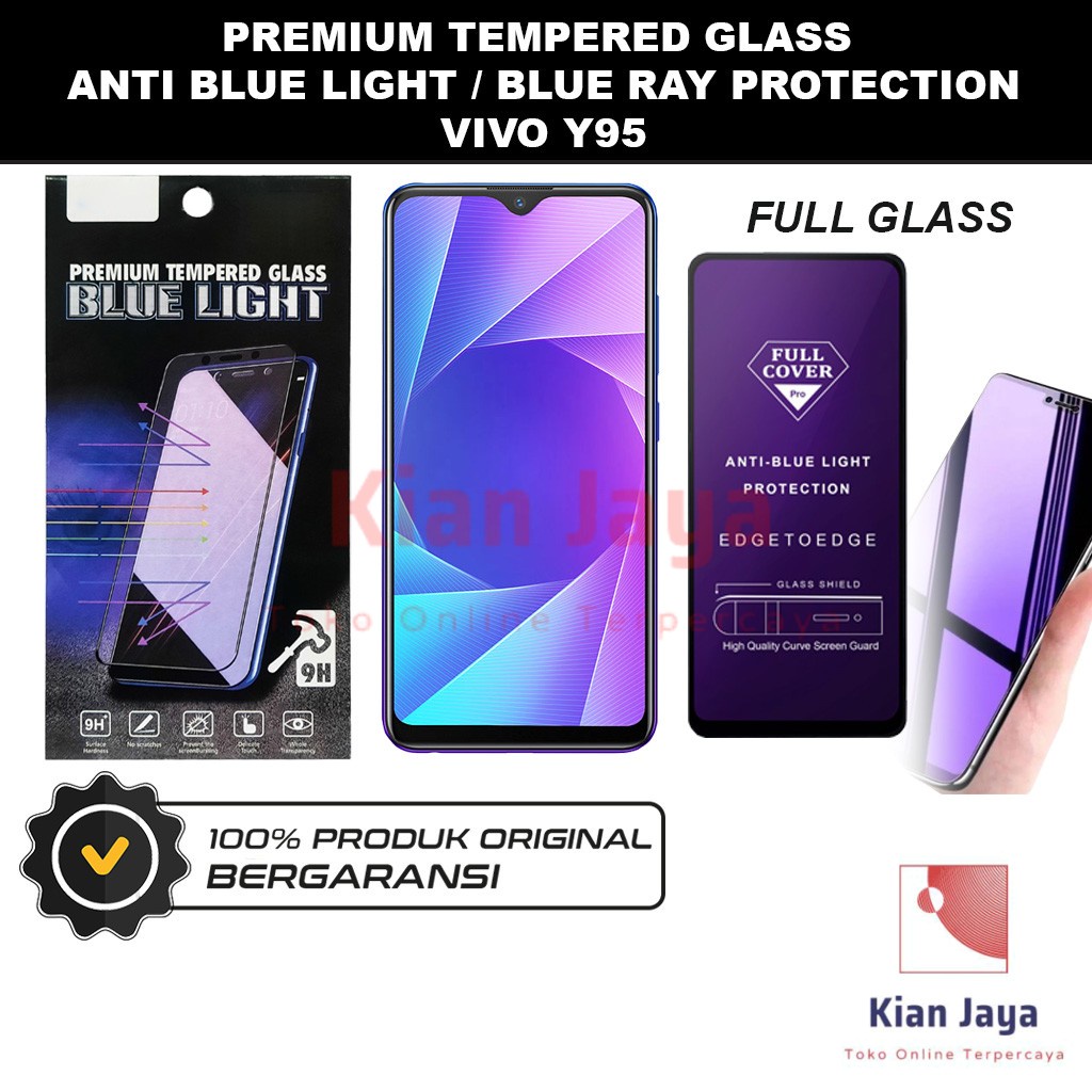 Tempered Glass Vivo Y95 Anti Blue Light Hp Temper Anti Gores