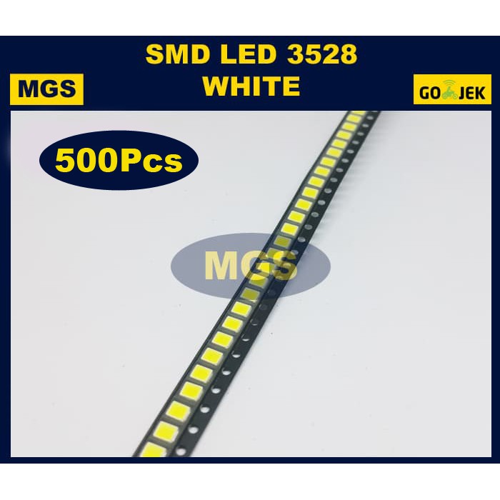 500PCS LED SMD 3528 PUTIH