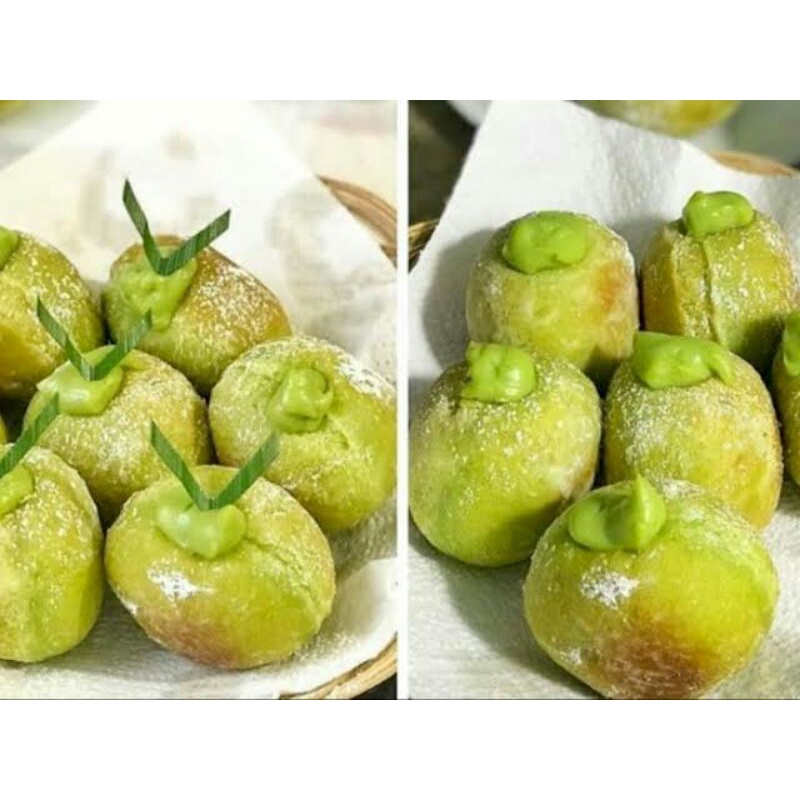 

Bomboloni Srikaya/Pandan
