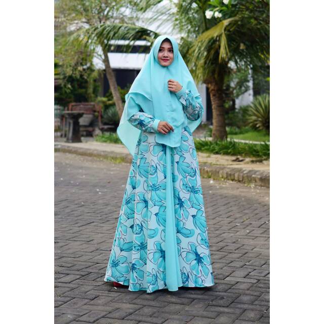 Gamis syar'i set khimar