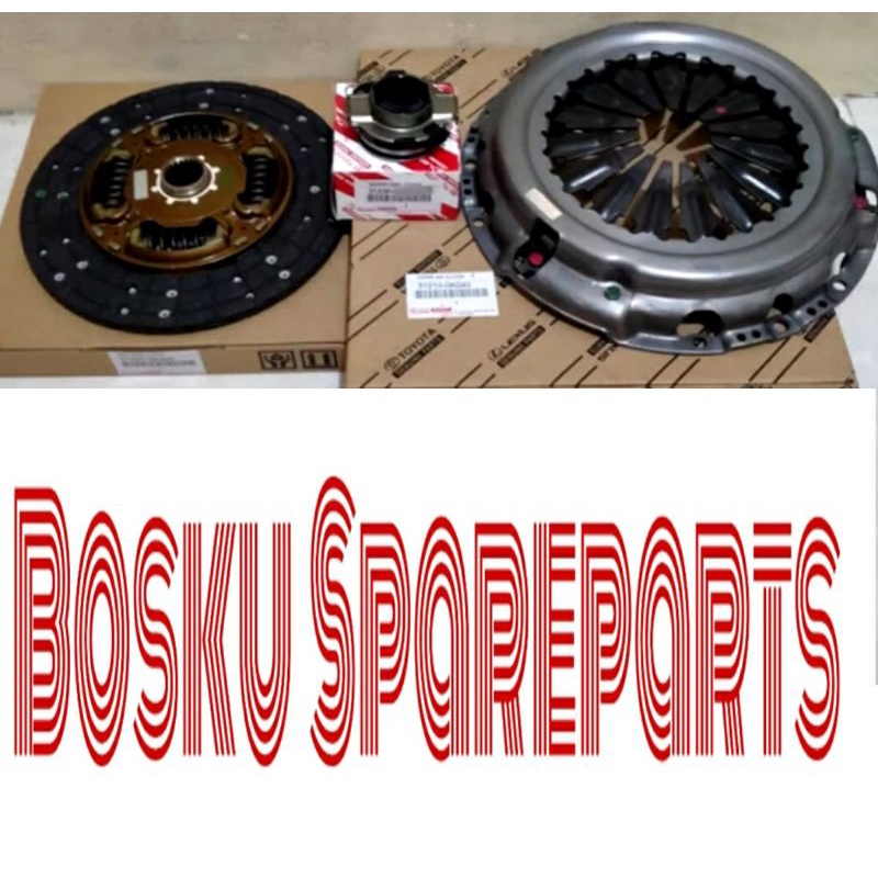 Kampas Kopling Set Toyota Fortuner Hilux Diesel 2KD 2.5 2.5cc 2500cc Asli Original