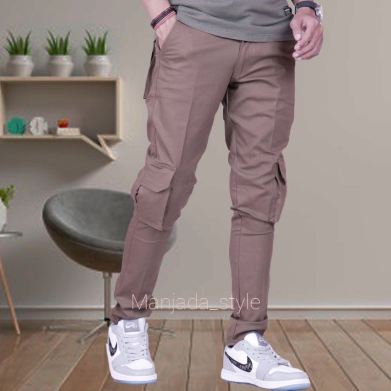 NEW!! CARGO PANJANG PRIA ARMY CELANA CARGO CHINO PINGGANG KARET CARGO DISTRO CELANA PRIA DEWASA CARGO MURAH PREMIUM