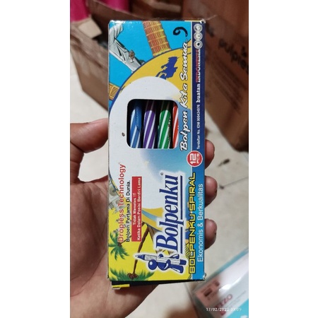 

pulpen lilin merk bolpenku warna hitam