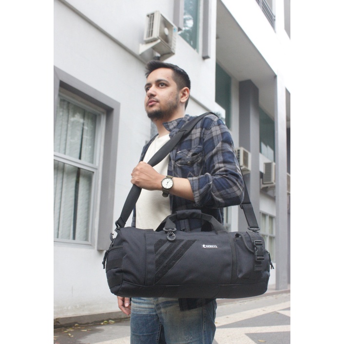 Tas Travel bag selempang army tactical  Duffle bag  tas traveling tas pakaian  Tas Gym  Travex  Multifungsi, Gerilya