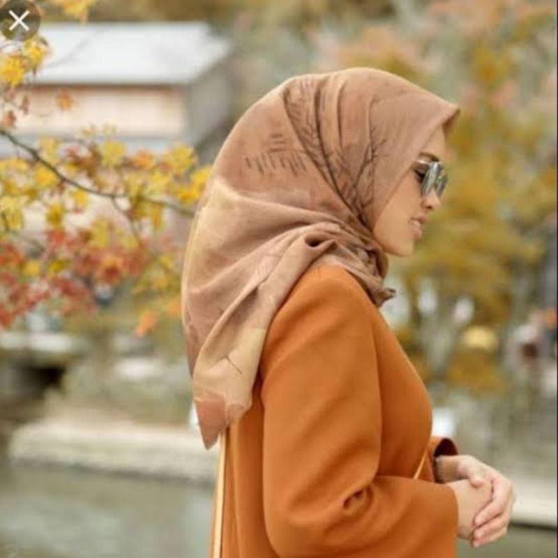 Buttonscarves Ginkgo Toffee (as is)