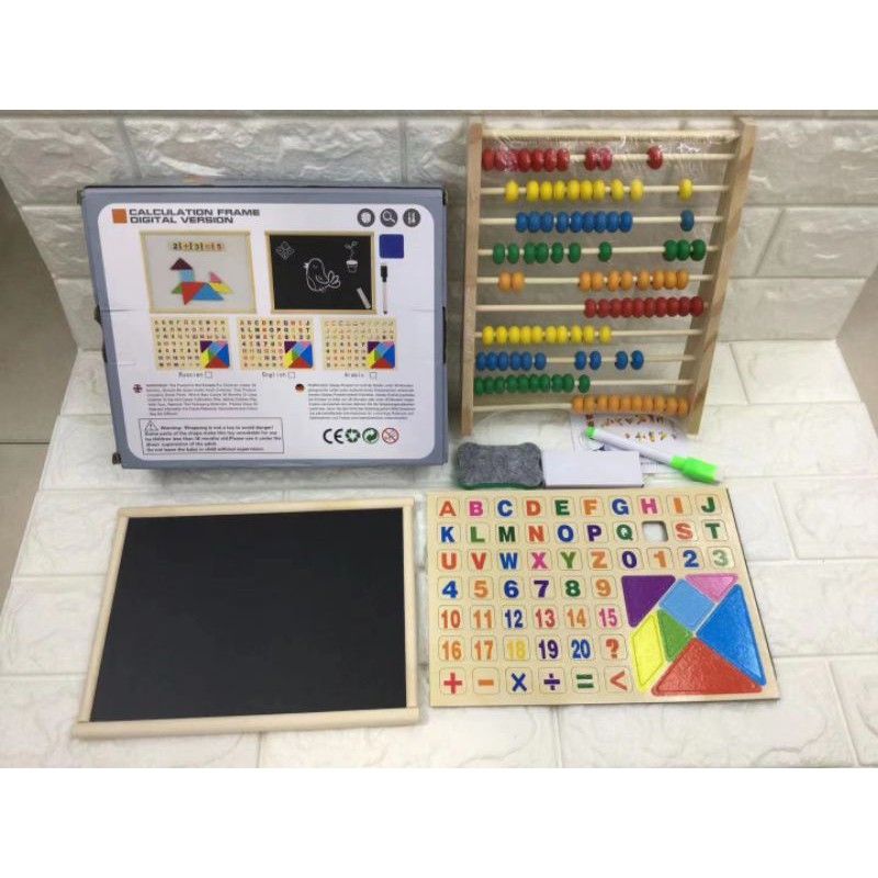 

SET 4IN1 EDUKASI SEMPOA KOMPLIT BLOK MAGNET PAPAN TULIS SET