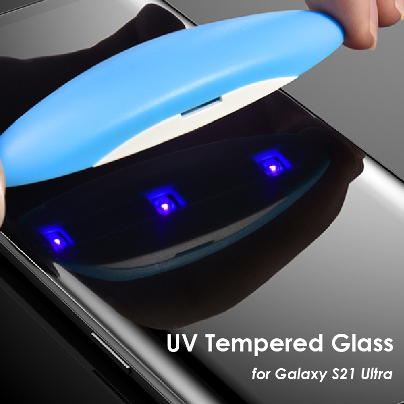 TEMPERED GLASS CURVE UV FULL GLUE SAMSUNG S21 S21 PLUS S21 ULTRA S22 PLUS S22 ULTRA