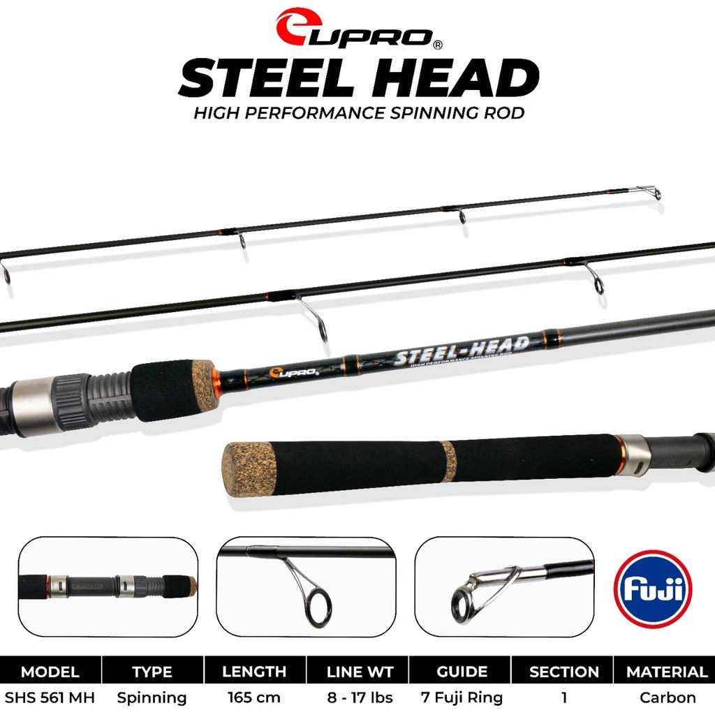 JORAN EUPRO STEEL HEAD SHS 561 MH 8-17 LB