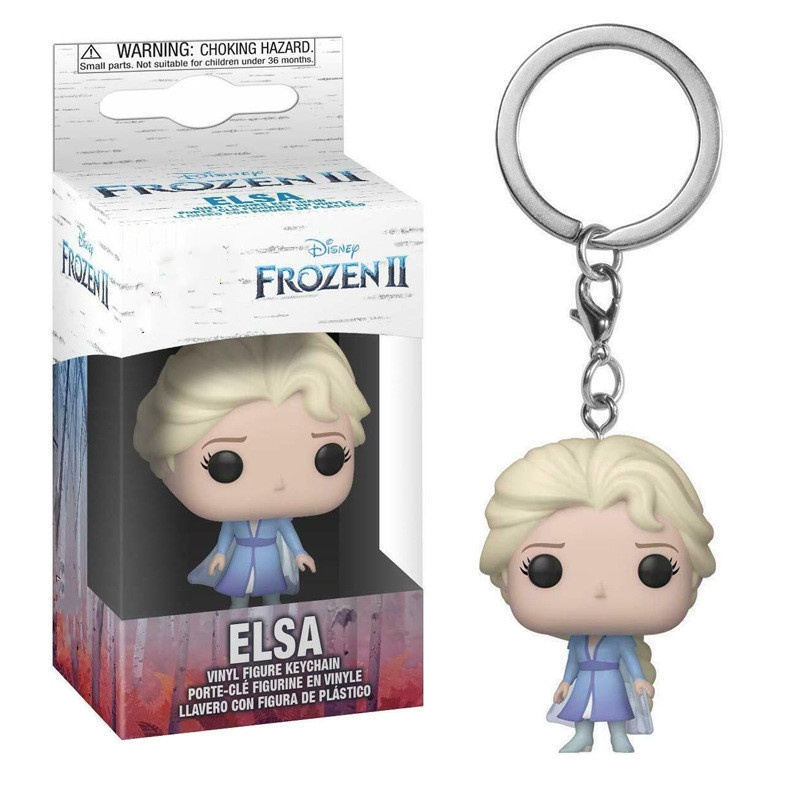 Funko POP Gantungan Kunci Desain Disney Frozen Olaf Elsa Anna Bahan PVC Untuk Hadiah Anak Perempuan