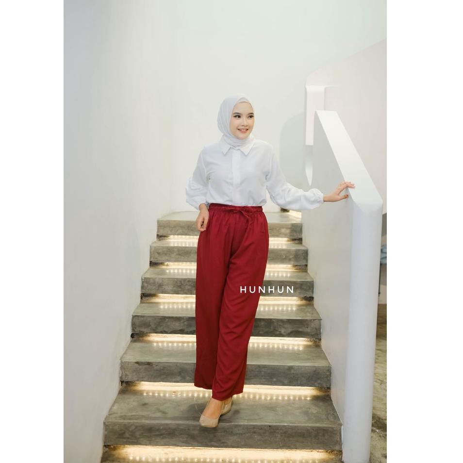 Basic Cullotes Crepe ITY Pants Bumil Friendly Celana Kulot Jumbo Umbrella Kulot Pusatgrosir_solo (KO