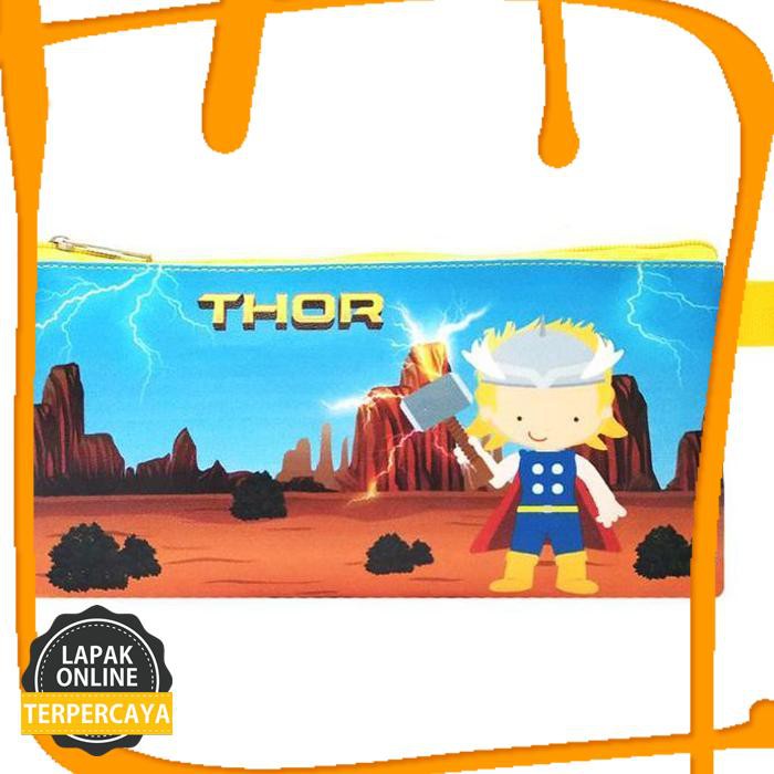 

New Arrival Mini Case Thor Kuning Tempat Pensil Stationary Pencil Case Karakter Produk Berkwalitas