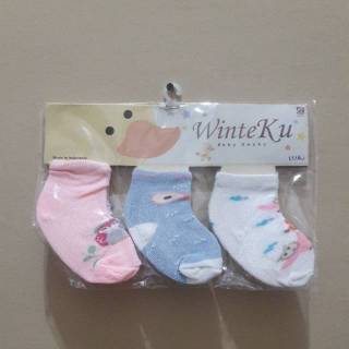  Kaos  kaki  bayi 3 varian warna per pack kaos  kaki  bayi 