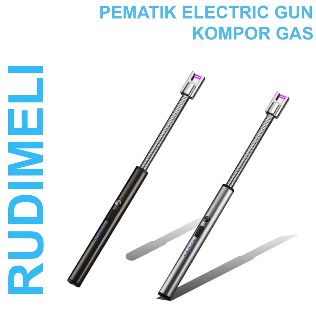 Pemantik Gas Elektrik  USB Rechargeable l-Lighter Pemantik Gas Electric Korek Api Kompor Gas BBQ