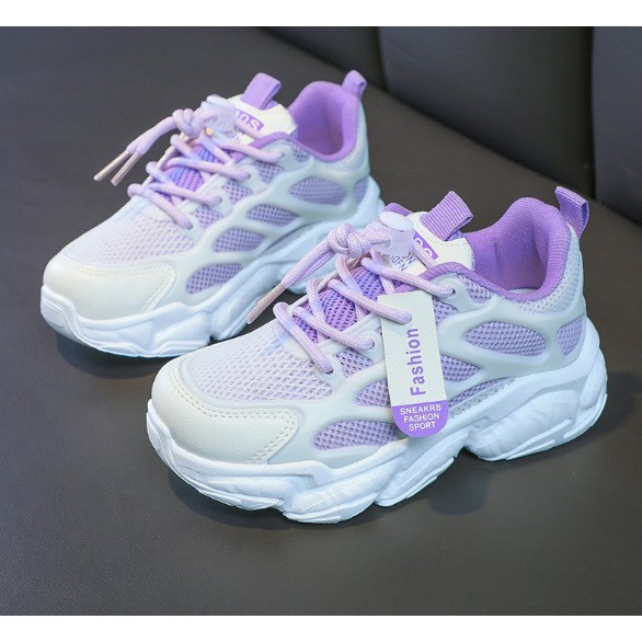 Qeede_Store [COD] Sepatu MINJI Sneakers ANak Non LED IMPORT Size 26-37
