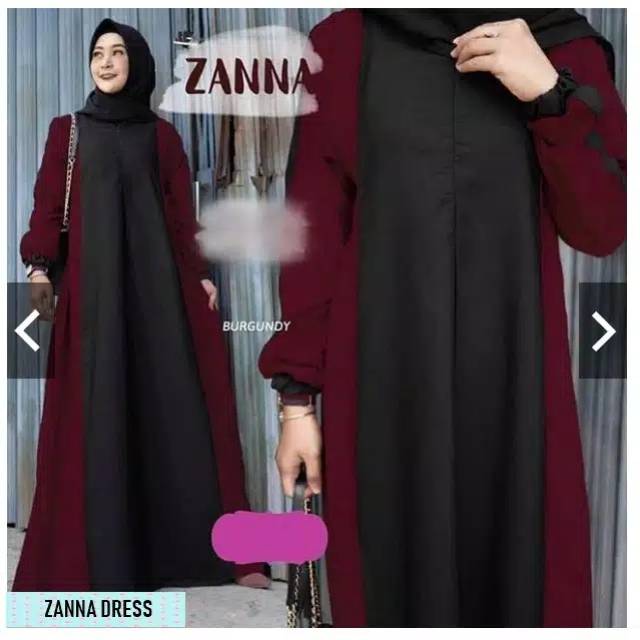 Zanna Maxy pakaian wanita baju gamis fashion muslim dress