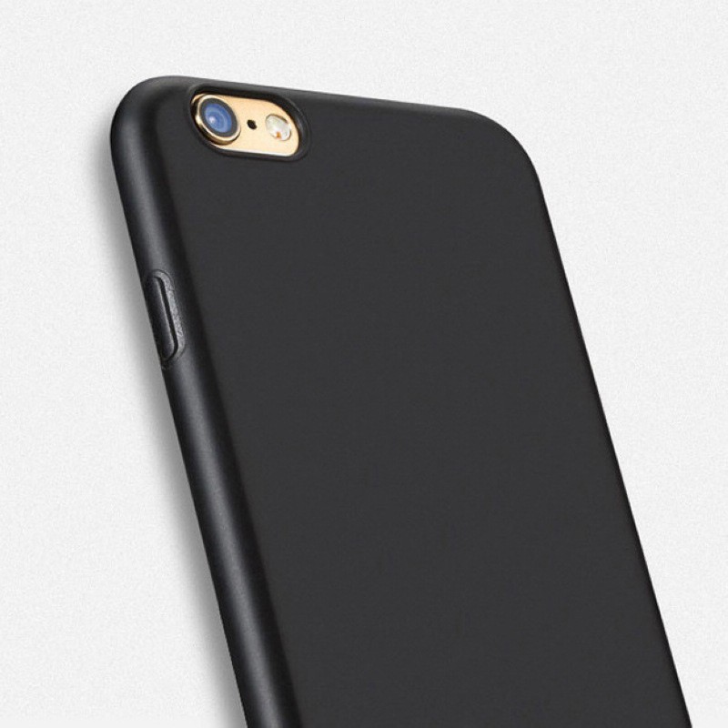 Case Apple Iphone 5 5G 5S 5SE 6G 6S 6 plus 6s+ 7 8 7plus X Silicon Softcase Jelly Slim Matte Black