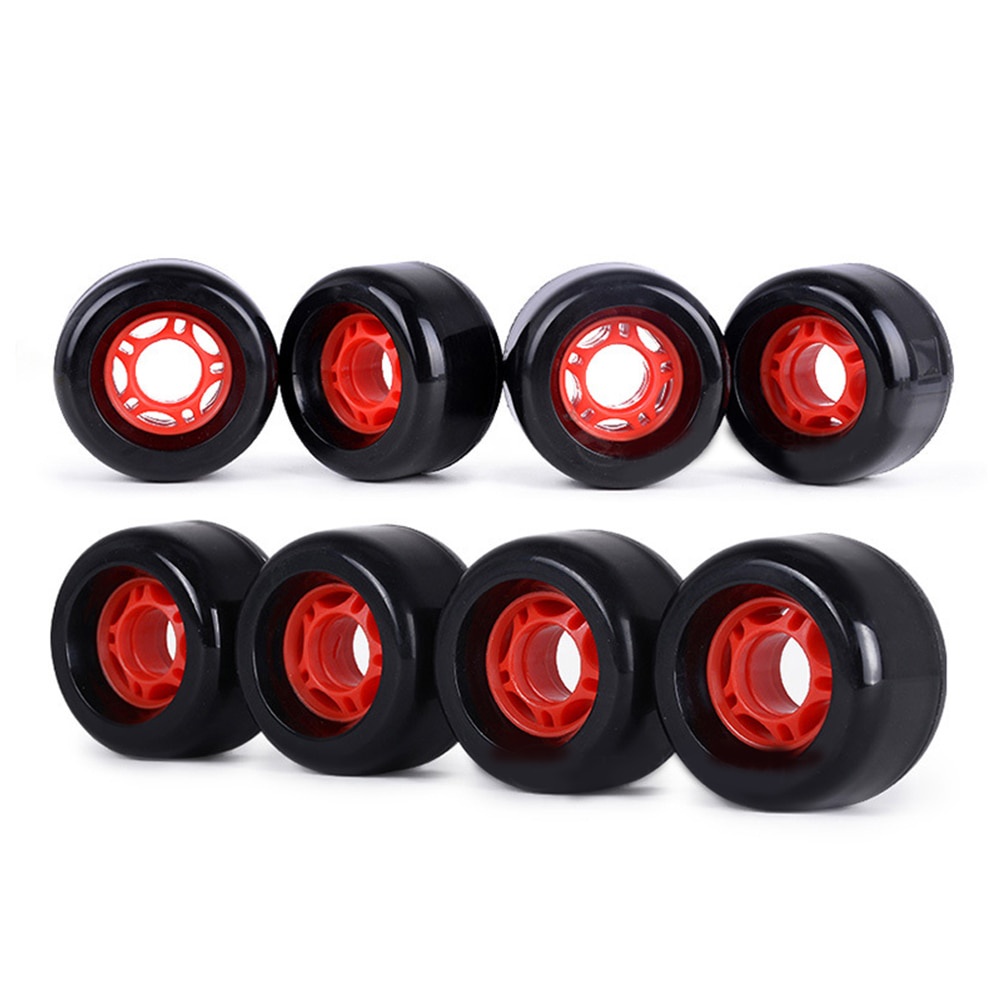 4pcs Roda Skateboard 70x42mm 83A Bahan Polyurethane Tahan Lama