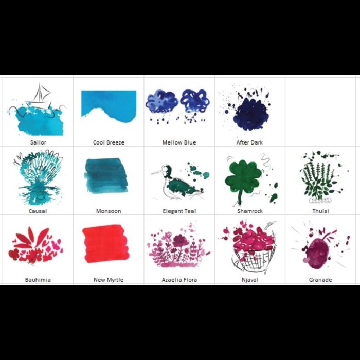 

(TERLARIS) Krishna Super Rich Series 20ml Fountain Pen Ink - Bottle