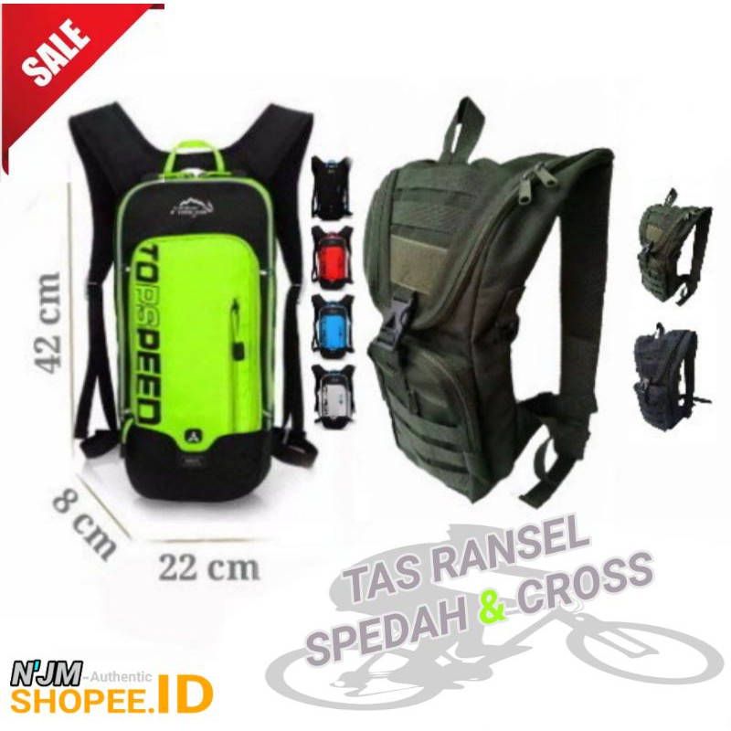 TAS RANSEL KECIL PRIA TOP SPEED TAS RANSEL SEPEDA  LIPAT MTB ROADBIKE HIDROPACK/TAS RANSEL CROSS TRAIL GUNUNG ADVENTURE MTB TAS RANSEL MINI OLAHRAGA SPORT PRIA DAYPACK RUNNING HIKING