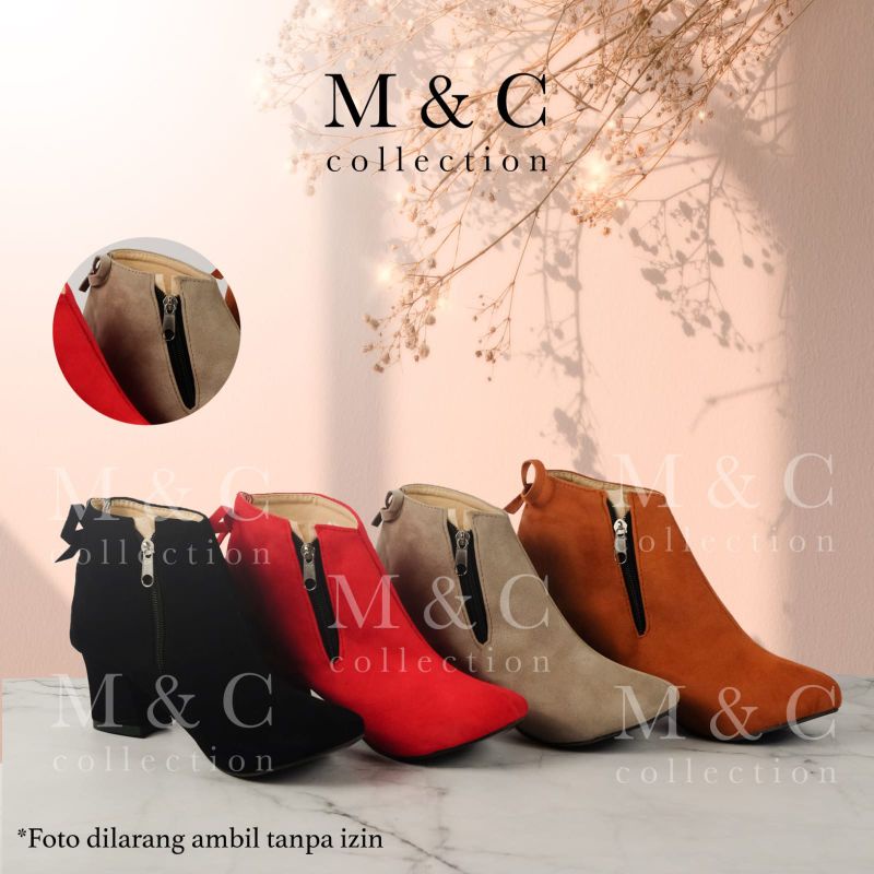 (109 MD) Chunky boots pita blkg