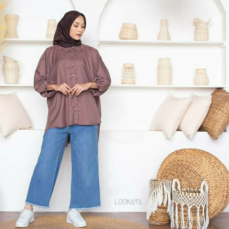 Biiu Kemeja Atasan Wanita Oversize