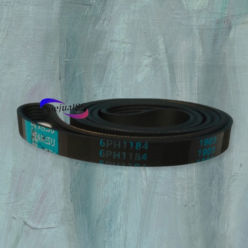 Fan Belt Karet Panbel Karesu 1184 Mesin Cuci Satu Tabung Pintu Depan Front Loading ELECTROLUX