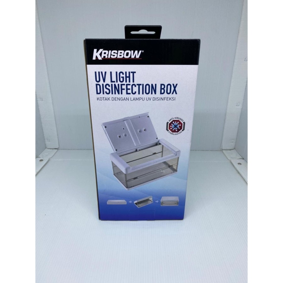 Krisbow Disinfectant Sterilisasi Uang UV Sterilizer Box disinfektan