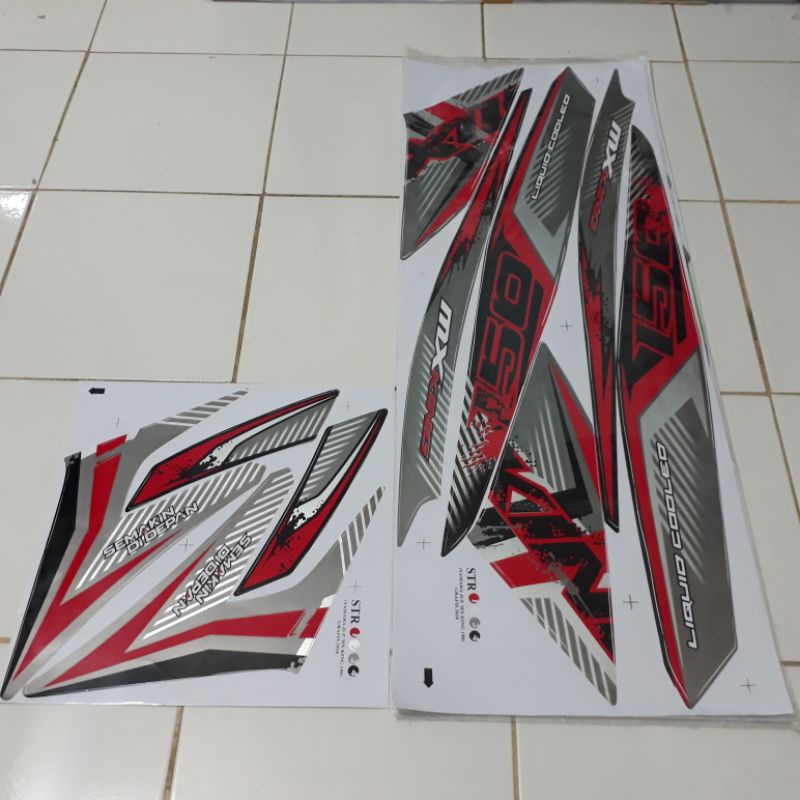 striping lis sticker variasi yamaha MX KING 150 lama - mx king grafis 2016 2017 2018