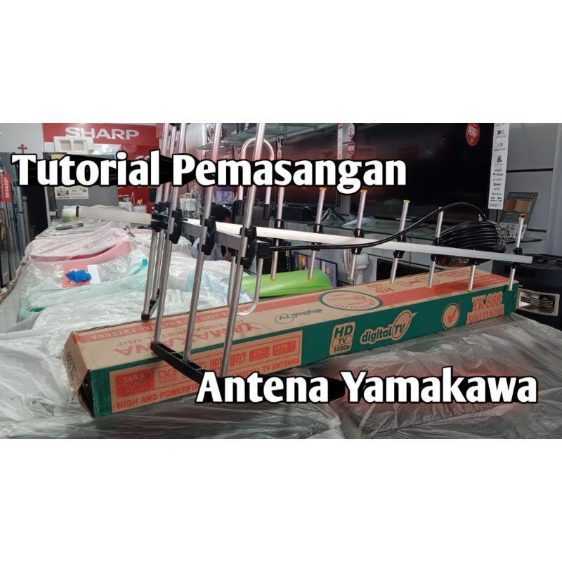 Antena TV Digital Luar  Outdor Indor Siyal Kuat  YK 888 +  Bonus Kabel 10 Meter