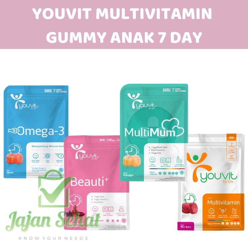 Youvit Multivitamin Gummy Anak 7 Days