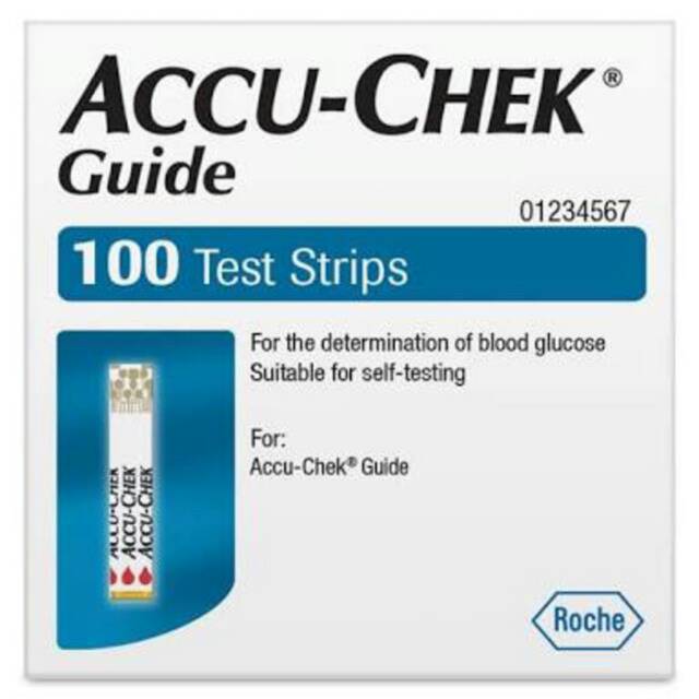 Accu Chek Guide 100 Test Strips / Refill AccuChek Guide