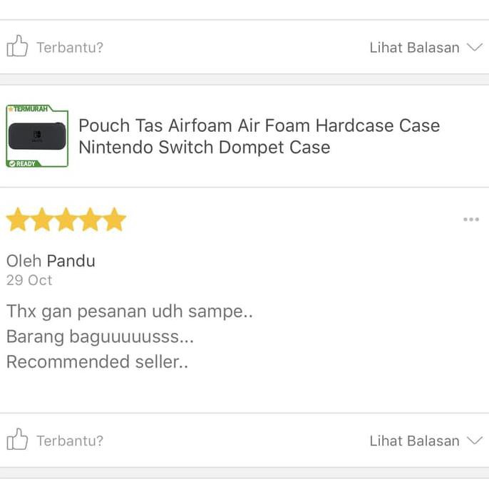 Pouch Tas Airfoam Air Foam Hardcase Case Nintendo Switch Dompet Case Alfredo87 Kualitas Baik