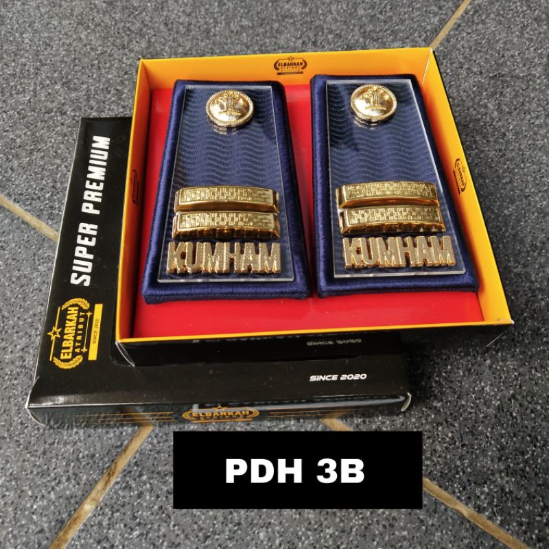 PANGKAT KUMHAM PDH GOL 3A 3B 3C / PANGKAT KEMENKUMHAM / PENGAYOMAN / TANDA PANGKAT KUMHAM #1