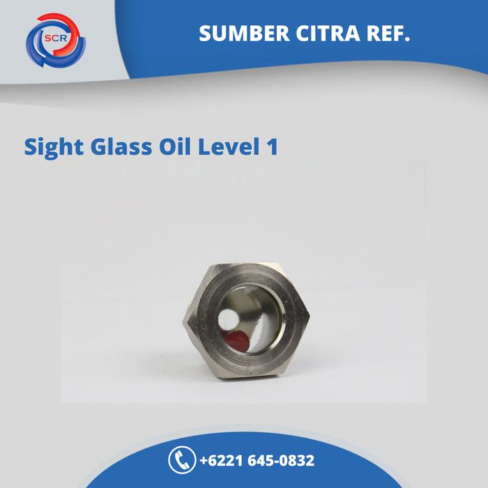 Sight Glass Oil Level 1"