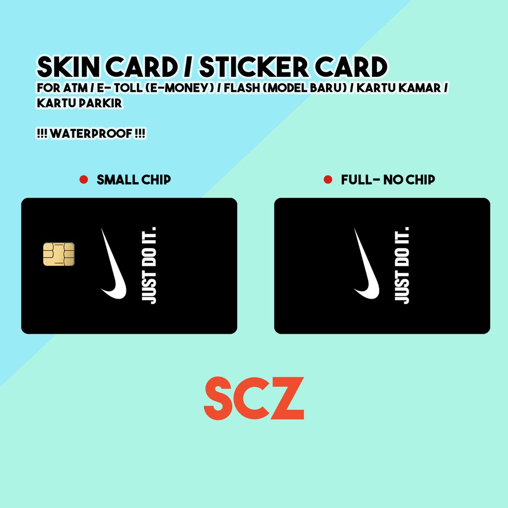 PREMIUM CUTE SKIN CARD ATM / FLASH / E-TOLL (E-MONEY) / STICKER CARD WATERPROOF