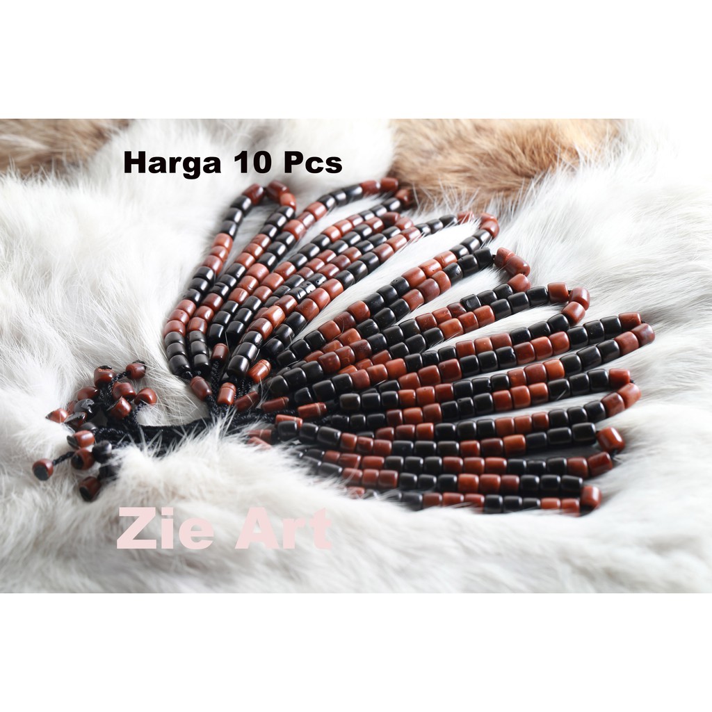 Paket Grosir 10 Gelang Kokka Asli – Tasbih 33 Butir – Kualitas Premium Termurah