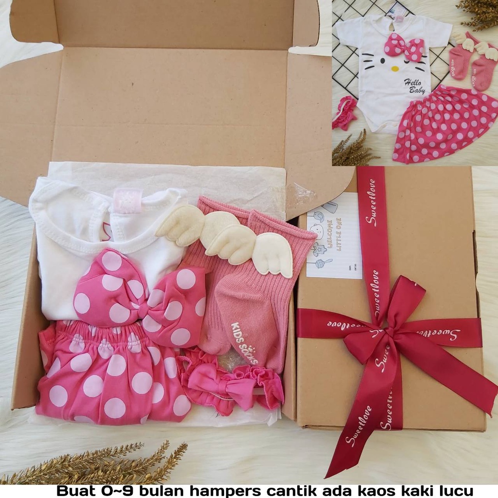 COD HAMPERS BAYI DRES TUTU PREMPUAN | KADO LAHIRAN | NEWBORN GIFT BOX | Banyak varian