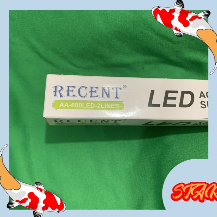 aquarium led celup RECENT AA 800 LED 2 LINES 2 BARIS