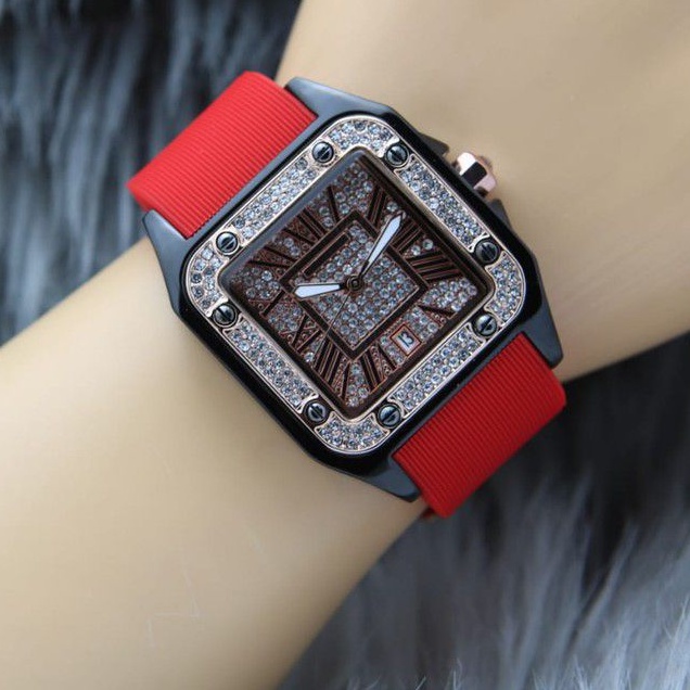 JAM TANGAN WANITA DIAMOND/JAM FASHION WANITA/JAM TANGAN KEKINIAN