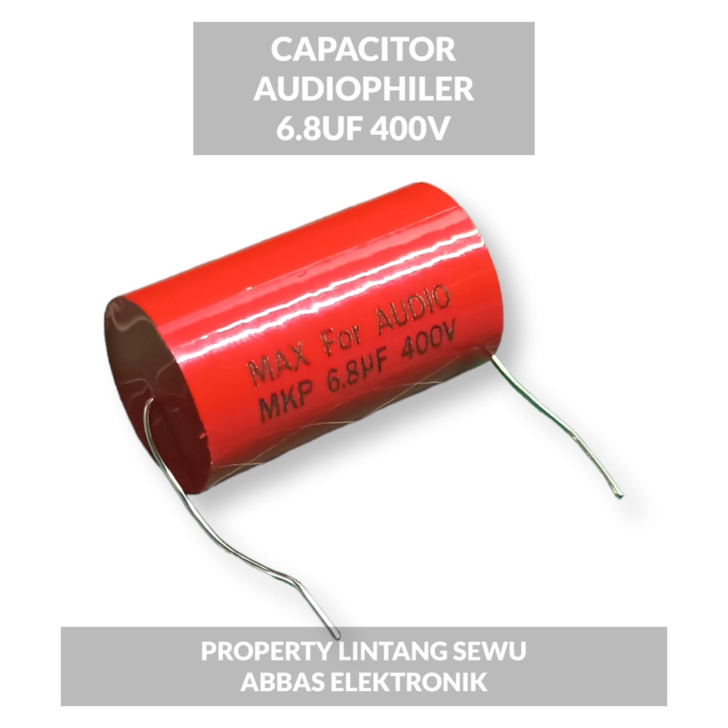 AUDIOPHILER CAPACITOR KAPASITOR AUDIOPILER 6.8 UF 400 V 6.8 MIKRO 400V 685 400V