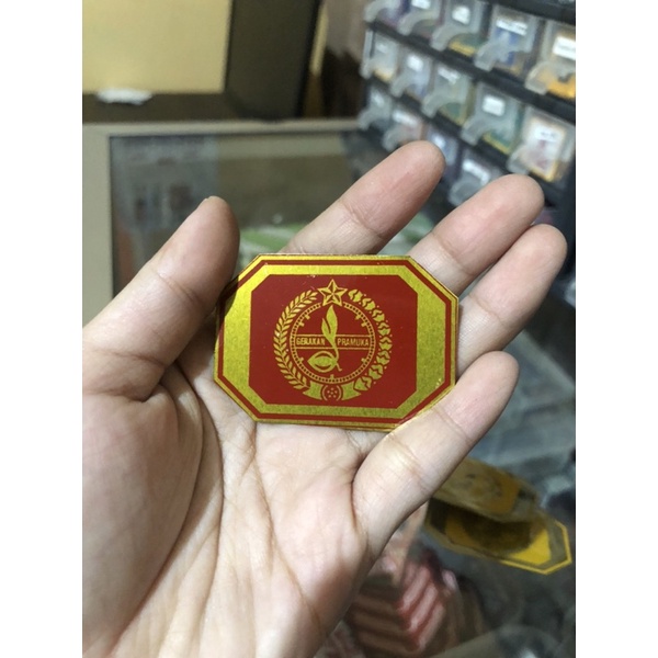 Tanda Topi Pramuka Putra Kecil/Tatop Putra/Tatop Pramuka