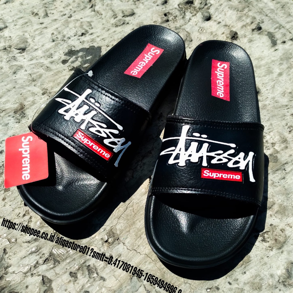 Sandal Pria Wanita Distro Slip On Slop Slide